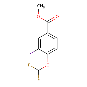 METHYL 4-(DIFLUOROMETHOXY)-3-IODOBENZOATE