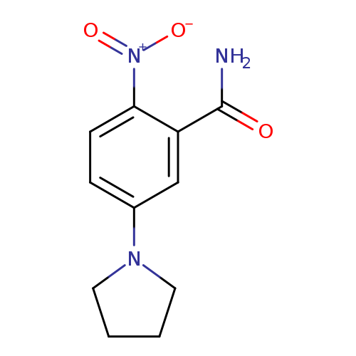2-Nitro-5-(pyrrolidin-1-yl)benzamide