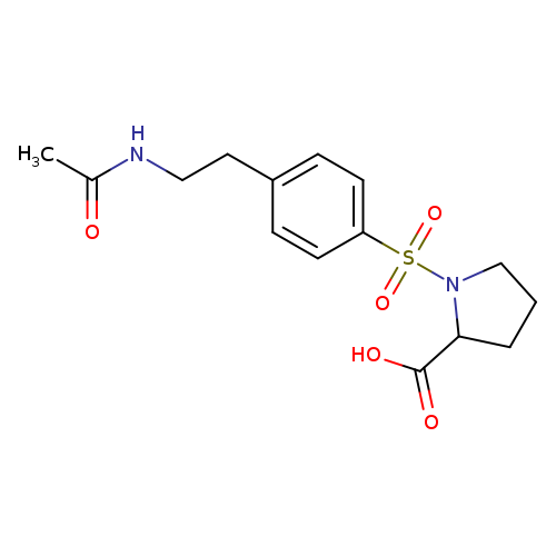 1-((4-[2-(Acetylamino)ethyl]phenyl)sulfonyl)proline