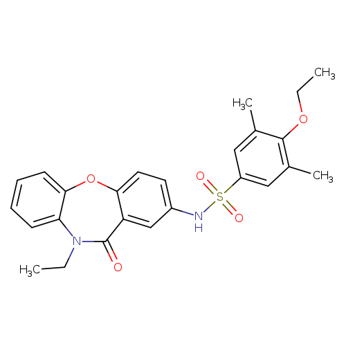 4-ethoxy-N-{9-ethyl-10-oxo-2-oxa-9-azatricyclo[9.4.0.0^{3,8}]pentadeca-1(11),3(8),4,6,12,14-hexaen-13-yl}-3,5-dimethylbenzene-1-sulfonamide