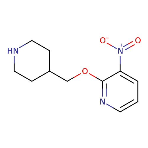 3-Nitro-2-(piperidin-4-ylmethoxy)-pyridine