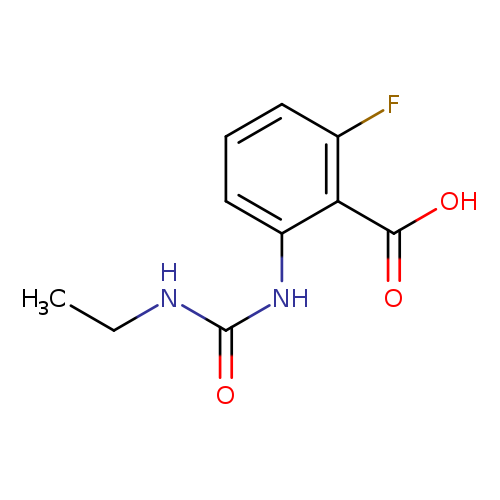 2-[(ethylcarbamoyl)amino]-6-fluorobenzoic acid
