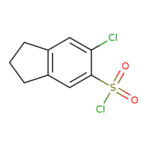 6-CHLORO-2,3-DIHYDRO-1H-INDENE-5-SULFONYL CHLORIDE
