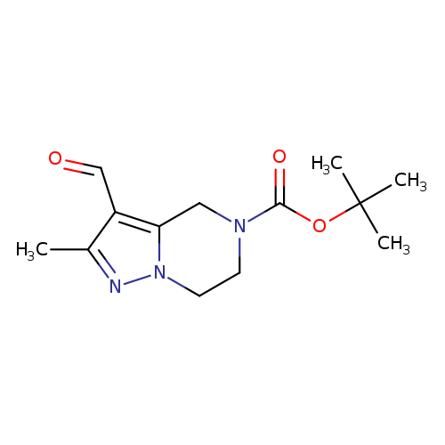 tert-butyl3-formyl-2-methyl-4H,5H,6H,7H-pyrazolo[1,5-a]pyrazine-5-carboxylate