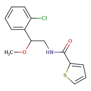 N-[2-(2-chlorophenyl)-2-methoxyethyl]thiophene-2-carboxamide