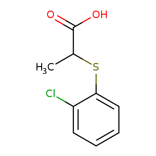2-[(2-chlorophenyl)sulfanyl]propanoic acid