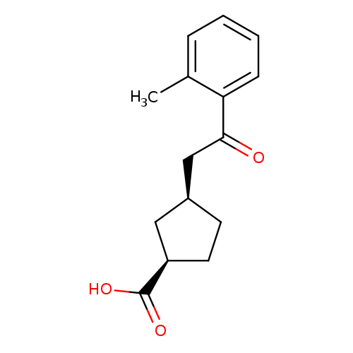 cis-3-[2-(2-Methylphenyl)-2-oxoethyl]cyclopentane-1-carboxylic acid