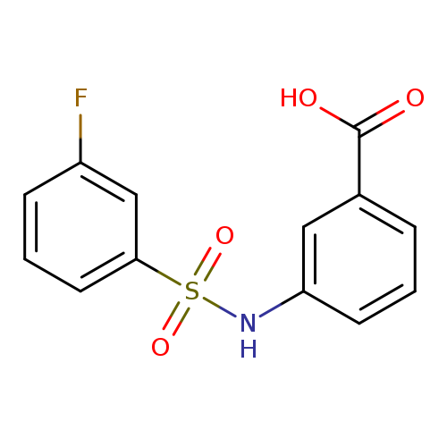 3-((3-fluorophenyl)sulfonamido)benzoic acid