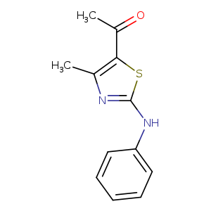 2-Phenylamino-4-methyl-5-acetylthiazole