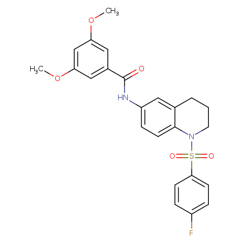 N-[1-(4-fluorobenzenesulfonyl)-1,2,3,4-tetrahydroquinolin-6-yl]-3,5-dimethoxybenzamide