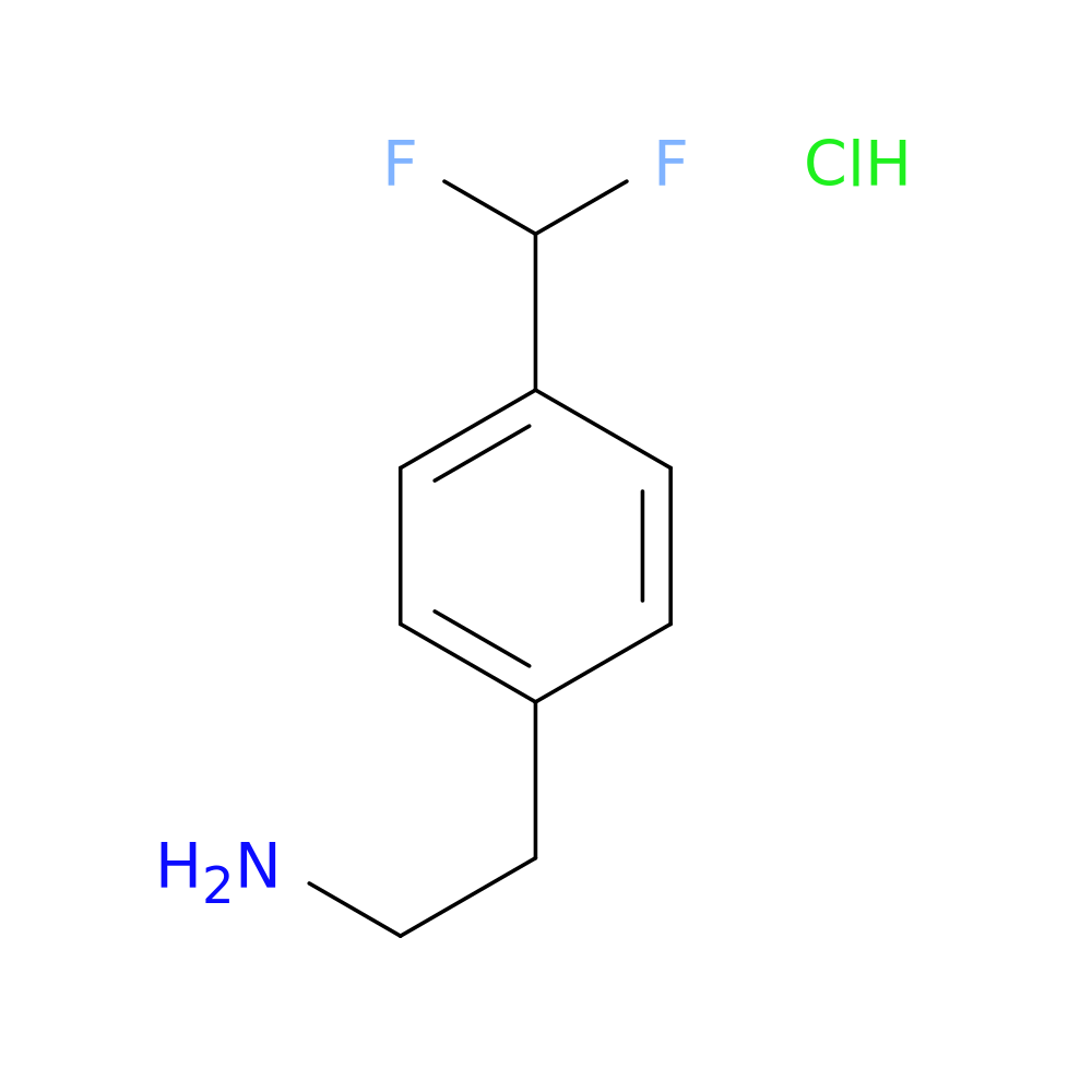 2-[4-(difluoromethyl)phenyl]ethan-1-amine hydrochloride