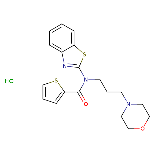 N-(1,3-benzothiazol-2-yl)-N-[3-(morpholin-4-yl)propyl]thiophene-2-carboxamide hydrochloride