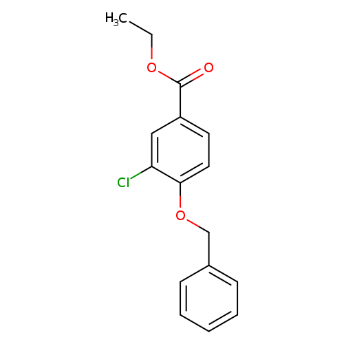 Benzoic acid, 3-chloro-4-(phenylmethoxy)-, ethyl ester