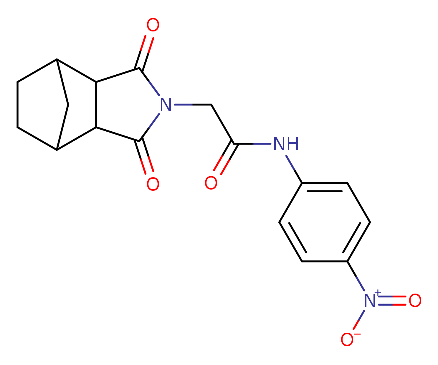 2-(3,5-dioxo-4-azatricyclo[5.2.1.0~2,6~]dec-4-yl)-N-{4-nitrophenyl}acetamide