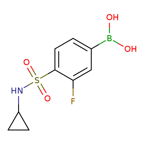 (4-(N-cyclopropylsulfamoyl)-3-fluorophenyl)boronic acid