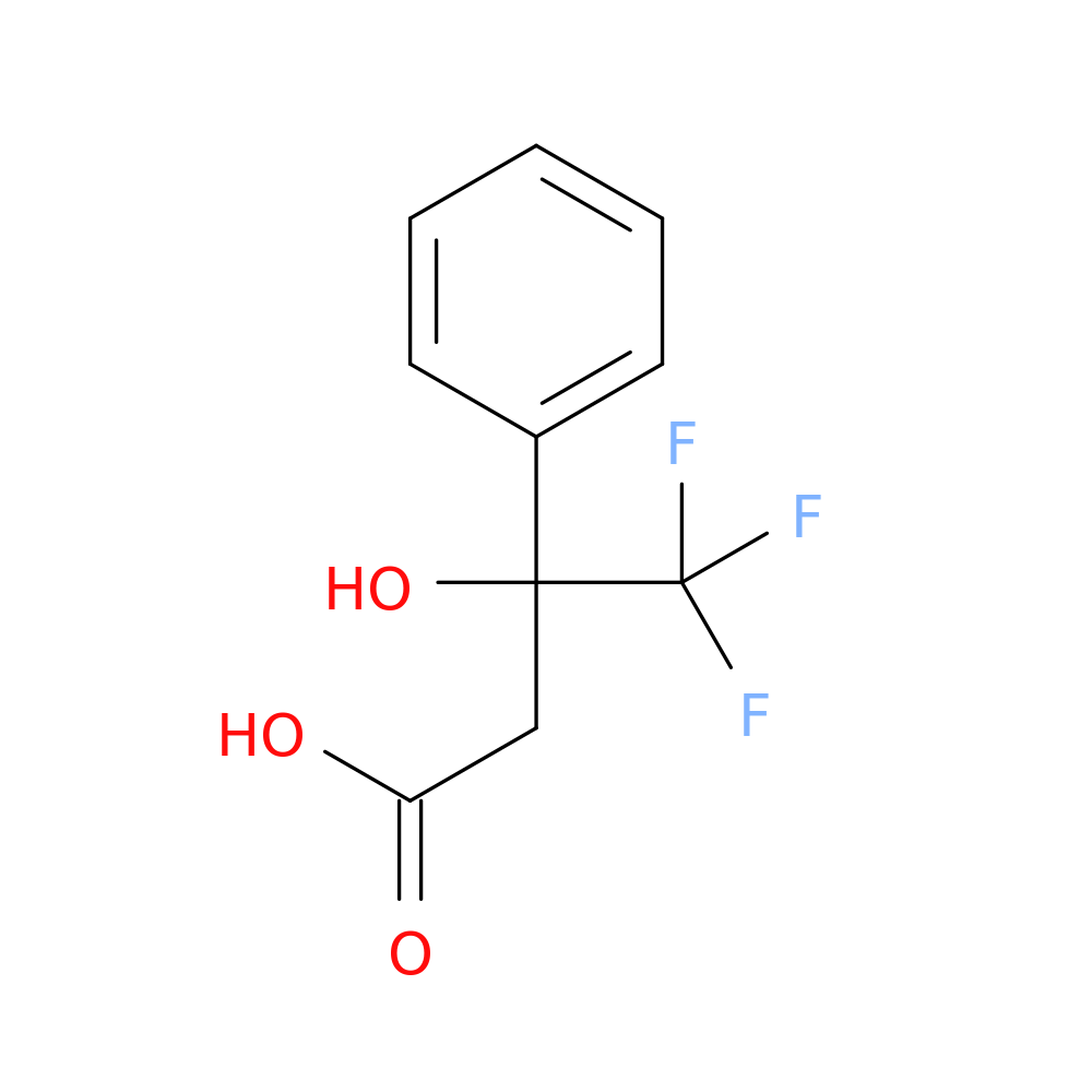 4,4,4-trifluoro-3-hydroxy-3-phenylbutanoic acid