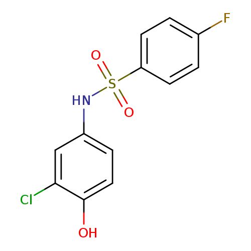 N-(3-chloro-4-hydroxyphenyl)-4-fluorobenzenesulfonamide
