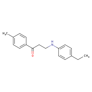 3-((4-Ethylphenyl)amino)-1-(p-tolyl)propan-1-one