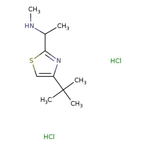 [1-(4-tert-butyl-1,3-thiazol-2-yl)ethyl](methyl)aminedihydrochloride