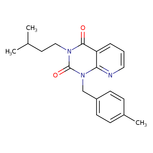 3-(3-methylbutyl)-1-[(4-methylphenyl)methyl]-1H,2H,3H,4H-pyrido[2,3-d]pyrimidine-2,4-dione