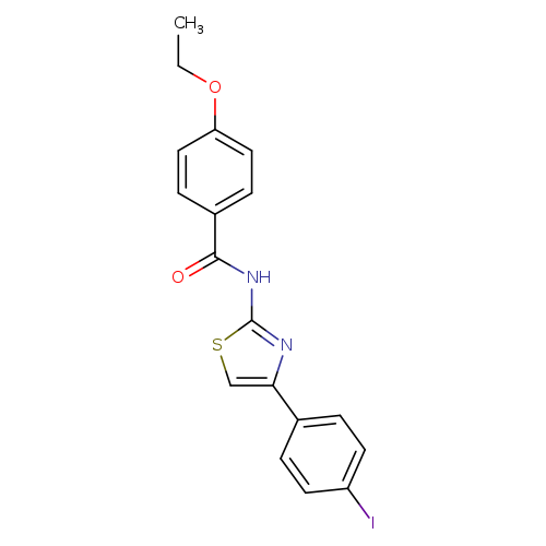 4-ethoxy-N-[4-(4-iodophenyl)-1,3-thiazol-2-yl]benzamide