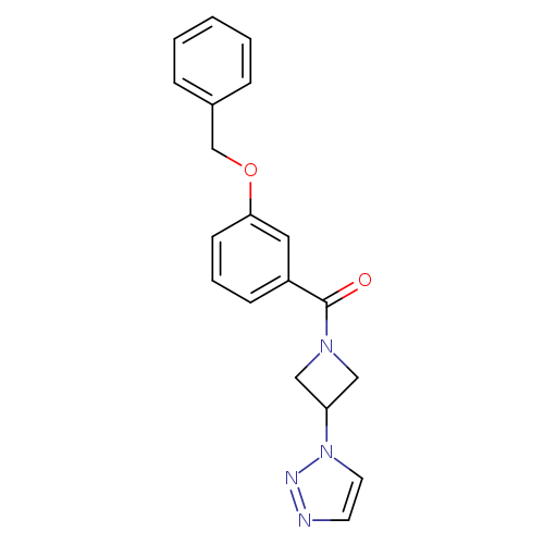 1-{1-[3-(benzyloxy)benzoyl]azetidin-3-yl}-1H-1,2,3-triazole