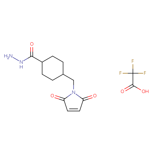 4-(Maleimidomethyl)cyclohexane-1-carboxyl-hydrazide, Trifluoroacetic Acid Salt