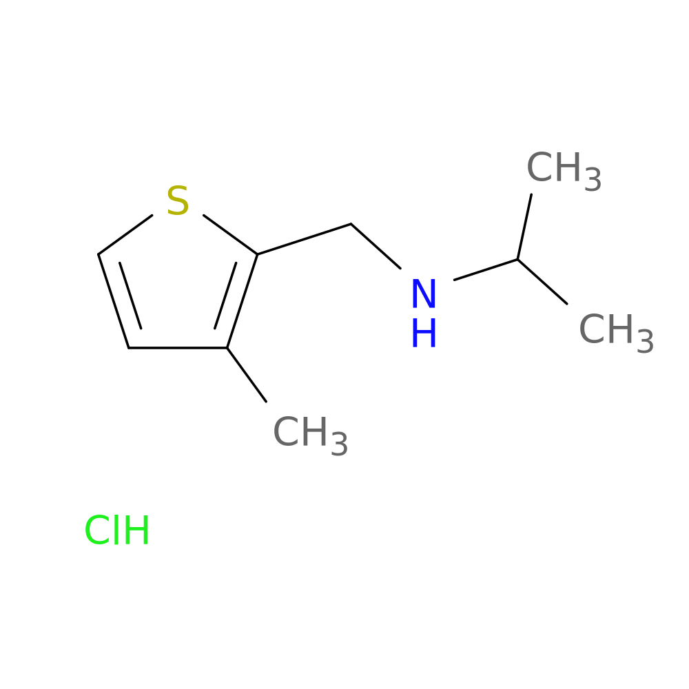 [(3-methylthiophen-2-yl)methyl](propan-2-yl)amine hydrochloride