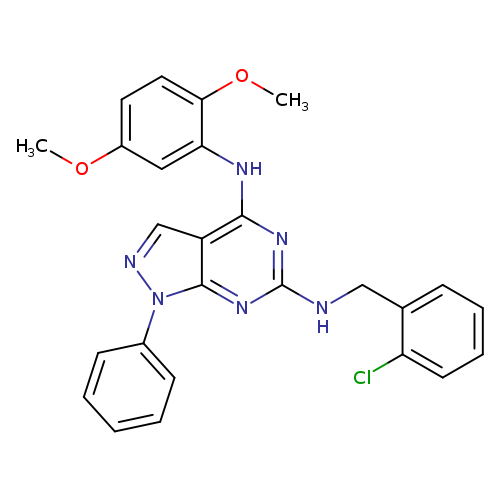 N6-[(2-chlorophenyl)methyl]-N4-(2,5-dimethoxyphenyl)-1-phenyl-1H-pyrazolo[3,4-d]pyrimidine-4,6-diamine