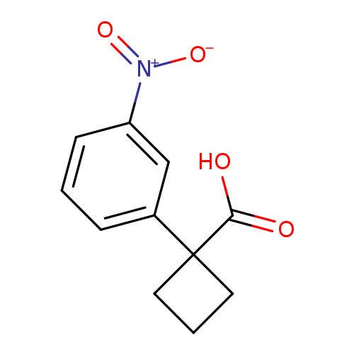 Cyclobutanecarboxylic acid, 1-(3-nitrophenyl)-
