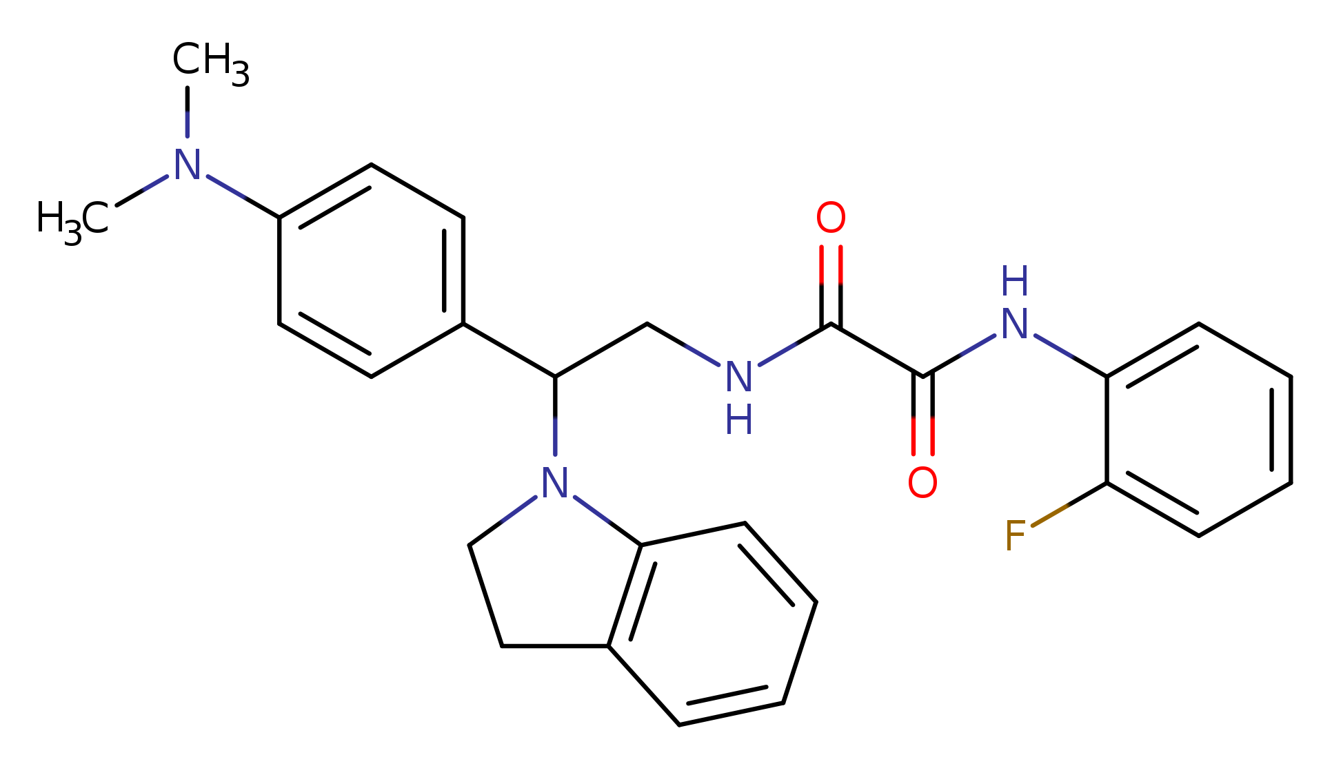 N'-[2-(2,3-dihydro-1H-indol-1-yl)-2-[4-(dimethylamino)phenyl]ethyl]-N-(2-fluorophenyl)ethanediamide