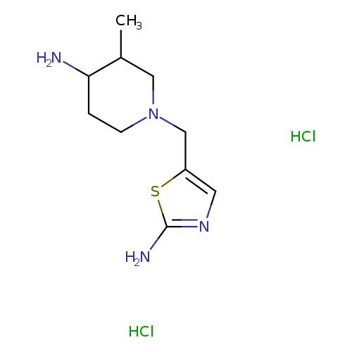 1-[(2-amino-1,3-thiazol-5-yl)methyl]-3-methylpiperidin-4-amine dihydrochloride, Mixture of diastereomers