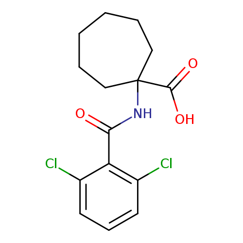 1-(2,6-DICHLORO-BENZOYLAMINO)-CYCLOHEPTANECARBOXYLIC ACID
