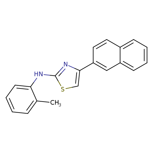 N-(2-methylphenyl)-4-(naphthalen-2-yl)-1,3-thiazol-2-amine