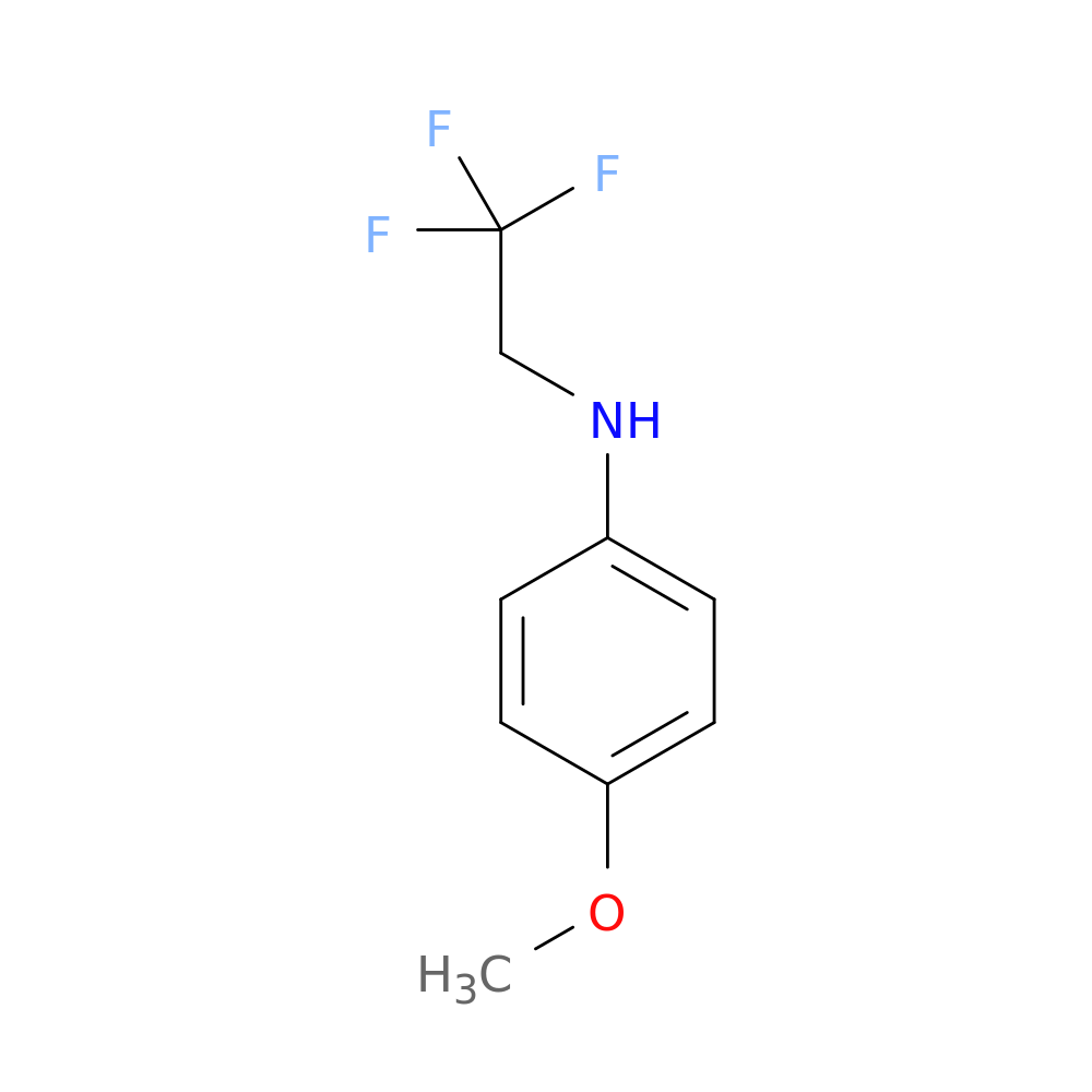 (4-Methoxyphenyl)(2,2,2-trifluoroethyl)amine