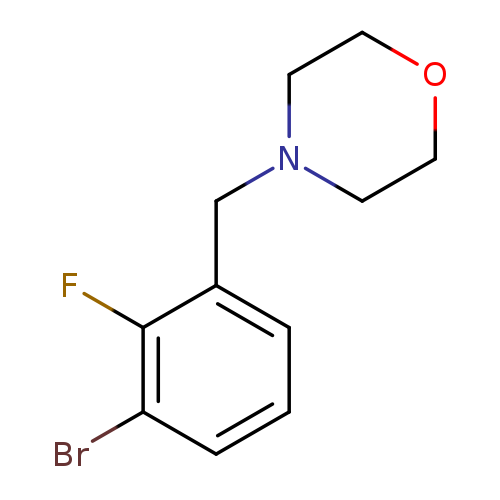 1-Bromo-2-fluoro-3-(morpholinomethyl)benzene