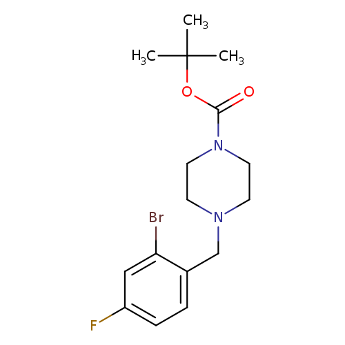 1-(4-BOC-Piperazinomethyl)-2-bromo-4-fluorobenzene