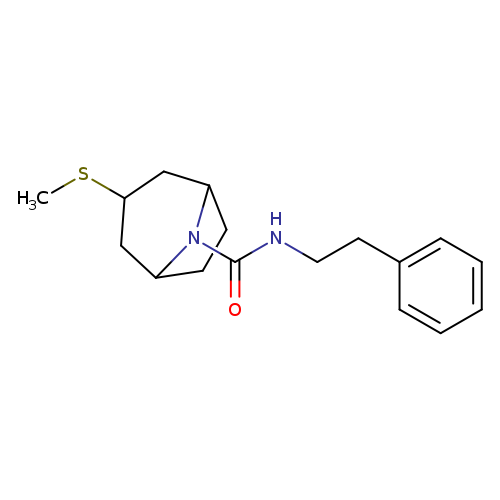 3-(methylsulfanyl)-N-(2-phenylethyl)-8-azabicyclo[3.2.1]octane-8-carboxamide