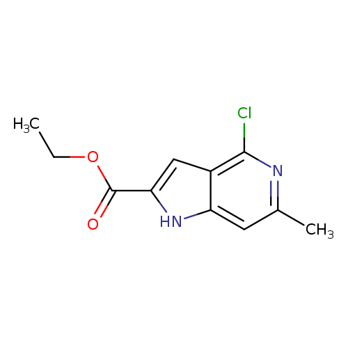 Ethyl 4-chloro-6-methyl-1h-pyrrolo[3,2-c]pyridine-2-carboxylate