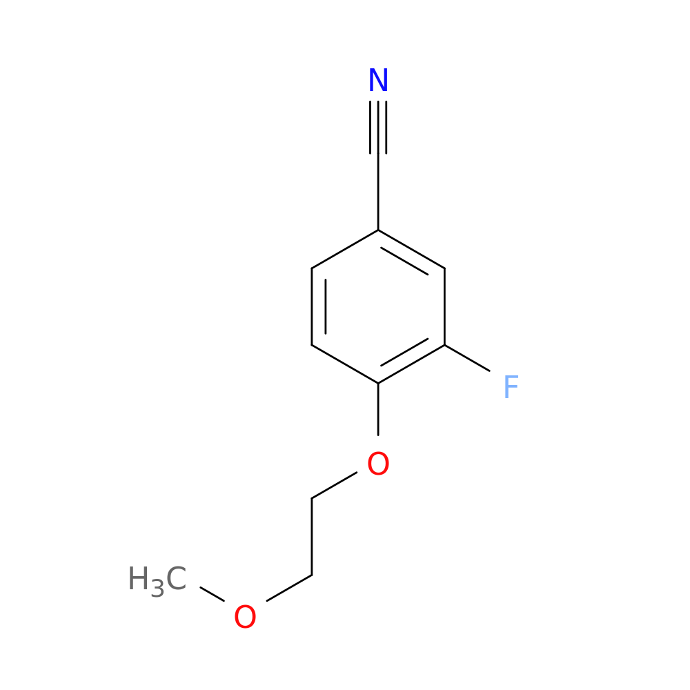 3-Fluoro-4-(2-methoxyethoxy)benzonitrile