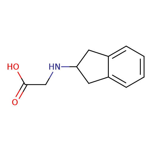 2-[(2,3-dihydro-1H-inden-2-yl)amino]acetic acid