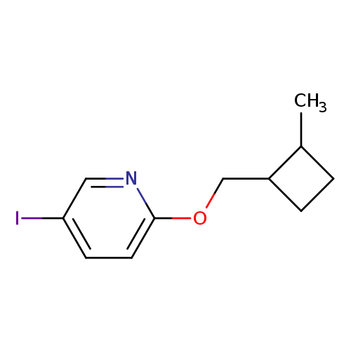 5-Iodo-2-((2-methylcyclobutyl)methoxy)pyridine
