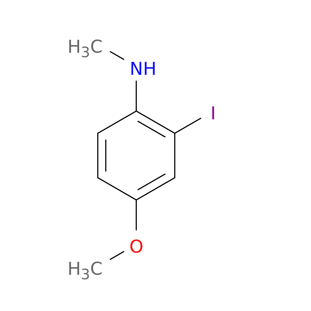 2-iodo-4-methoxy-N-methylaniline