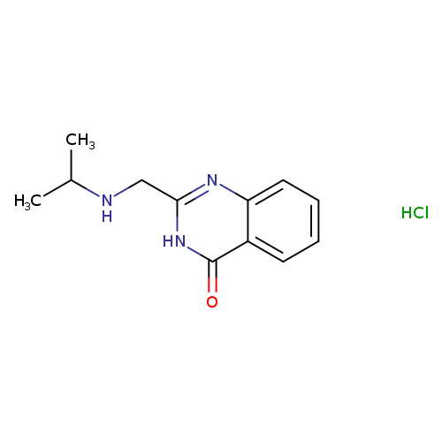 2-{[(propan-2-yl)amino]methyl}-3,4-dihydroquinazolin-4-one hydrochloride