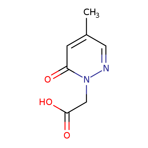 2-(4-methyl-6-oxo-1,6-dihydropyridazin-1-yl)acetic acid