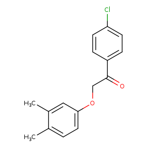 1-(4-chlorophenyl)-2-(3,4-dimethylphenoxy)ethanone