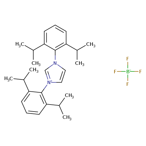 1H-Imidazolium, 1,3-bis[2,6-bis(1-methylethyl)phenyl]-, tetrafluoroborate(1-) (1:1)