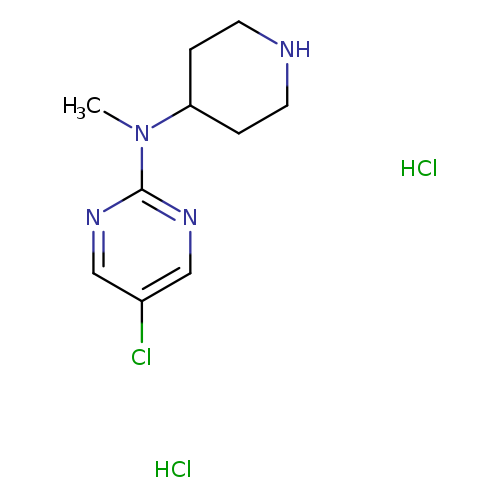 5-chloro-N-methyl-N-(piperidin-4-yl)pyrimidin-2-amine dihydrochloride