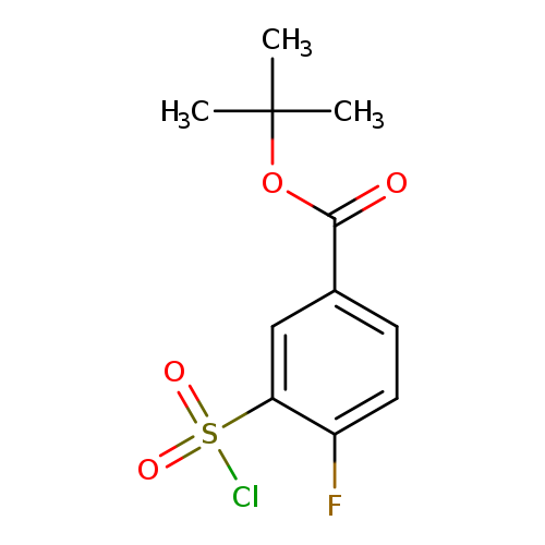 tert-butyl 3-(chlorosulfonyl)-4-fluorobenzoate