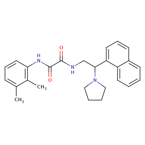 N'-(2,3-dimethylphenyl)-N-[2-(naphthalen-1-yl)-2-(pyrrolidin-1-yl)ethyl]ethanediamide
